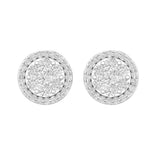 TE077 - Unique and Fancy Gold with Diamonds Earrings Jewelry for Women