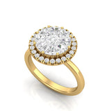 Luxurious TR067 Round Diamond Illusion Ring