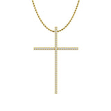 Elegant 18kt Gold Diamond Necklace with Classic Solitaire Pendant

