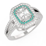 Pie Cut Diamond Ring | Diamond Ring | Trinity Designer Jewel