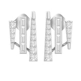 Unique Luxurious Gold With Diamond Earrings Jewelry for Women