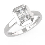 Step Cut Mosaic Pie Cut Diamond Ring