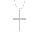 TPD020 - 18 kt Gold Prong Set Solitaire Diamond Pendant Necklace