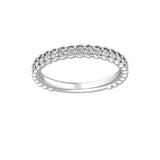 18KT Bezel set Diamond Stackable Wedding Band