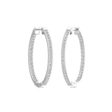 Inside-Out Diamond Hoop Earrings