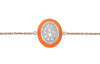 Artistic Colorful Bracelet with Shimmering Diamonds - Ideal for Women and Girls
