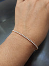 Tennis Bracelet with All-Around Diamonds Timeless Elegance and Sparkle for a Luxurious Sophisticated Look