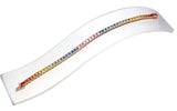 AB148 Rainbow Sapphire Bracelet 18k Rose Gold | Natural Sapphires | Trinity Designer Jewel Bangkok
