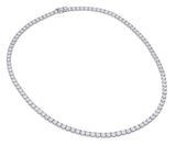 20 POINTER TENNIS DIAMOND NECKLACE VIEW