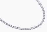 20 POINTER TENNIS DIAMOND NECKLACE CLOSE UP