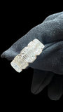 Luxury Emerald-Shape Composite Diamond 5-Stone Statement Band