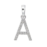 Diamond Initial Pendant Necklaces