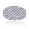 Iconic pave ring with all around diamonds