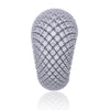Iconic pave ring with all around diamonds
