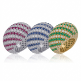 Iconic pave ring with all around diamonds