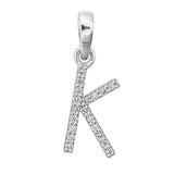 Diamond Initial Pendant Necklaces