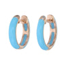 Luxurious AER009 Earrings - Turquoise Blue Ceramic