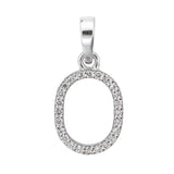 Diamond Initial Pendant Necklaces