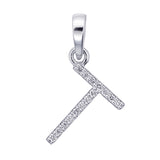 Diamond Initial Pendant Necklaces