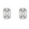 Diamond Ear Studs | Pie Cut Diamond Earrings | Trinity Designer Jewel