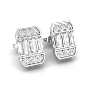 TE066 - Luxurious Gold with Diamond Earrings for Girls & Women's