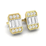 Premium Gold Earrings with Diamonds 