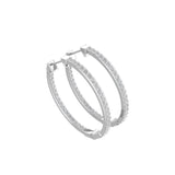 TE055 - Designer Gold Peace Stud Earrings with Diamonds for Women and Girls