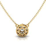 Pizza Cut Diamond Pendant  | Women's Necklace | Trinity Designer Jewel
