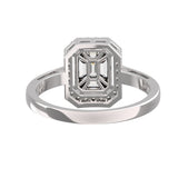 Emerald Cut Diamond Ring | Emerald Cut Ring | Trinity Designer Jewel