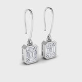 French Wire Diamond Earrings | Best Earring | Trinity Designer Jewel