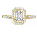 Illusion Setting Diamond Ring | Illusion Ring | Trinity Designer Jewel