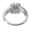 Emerald Cut Diamond Ring | Diamond Ring | Trinity Designer Jewel