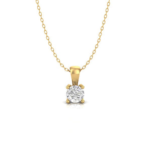 Prong Set Solitaire Necklace | Best Necklace | Trinity Designer Jewel