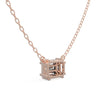 Emerald Cut Illusion Pendant | Trinity Designer Jewel