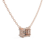 Emerald Cut Illusion Pendant | Trinity Designer Jewel