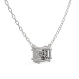 Emerald Cut Illusion Pendant | Trinity Designer Jewel