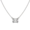 Emerald Cut Illusion Pendant | Trinity Designer Jewel