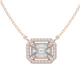 Diamond Pendant Necklace | Diamond Necklace | Trinity Designer Jewel