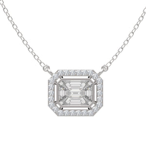 Diamond Pendant Necklace | Diamond Necklace | Trinity Designer Jewel