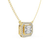 Diamond Pendant Necklace | Diamond Necklace | Trinity Designer Jewel