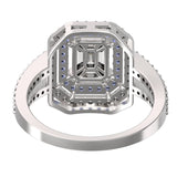 Pie Cut Diamond Ring | Diamond Ring | Trinity Designer Jewel