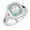 Pie Cut Diamond Ring | Diamond Ring | Trinity Designer Jewel