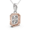 Pie Cut Diamond Necklace | Pendant Necklace | Trinity Designer Jewel