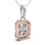 Pie Cut Diamond Necklace | Pendant Necklace | Trinity Designer Jewel