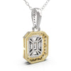 Pie Cut Diamond Necklace | Pendant Necklace | Trinity Designer Jewel