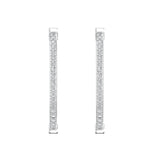 TE055 - Designer Gold Peace Stud Earrings with Diamonds for Women and Girls