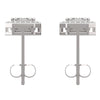 Emerald Cut Diamond Earrings | Earrings | Trinity Designer Jewel