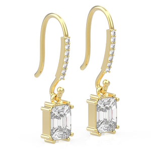 Mosaic Pie Cut Diamond Earrings | Trinity Designer Jewel