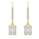 Mosaic Pie Cut Diamond Earrings | Trinity Designer Jewel