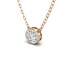 Round Diamond Necklace | Round Necklace | Trinity Designer Jewel